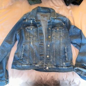 🩵Just USA Jean Jacket Distressed L